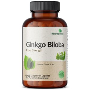 Futurebiotics Ginkgo Biloba suplemento 120 cápsulas vegetarianas