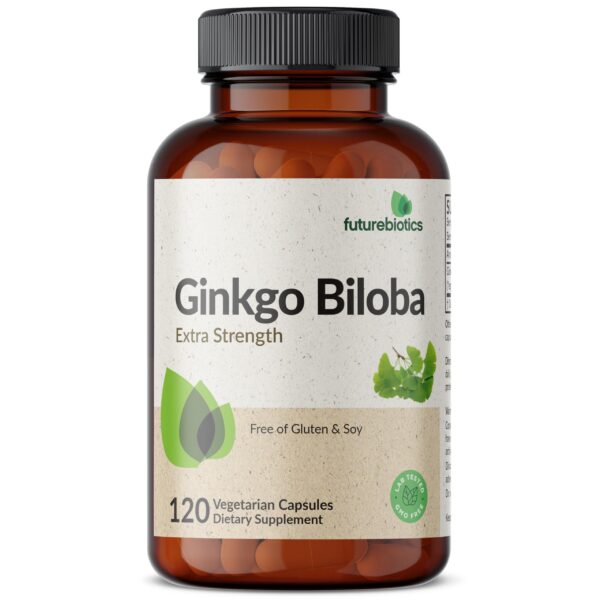 Version 1.0.0 Futurebiotics Ginkgo Biloba suplemento 120 cápsulas vegetarianas