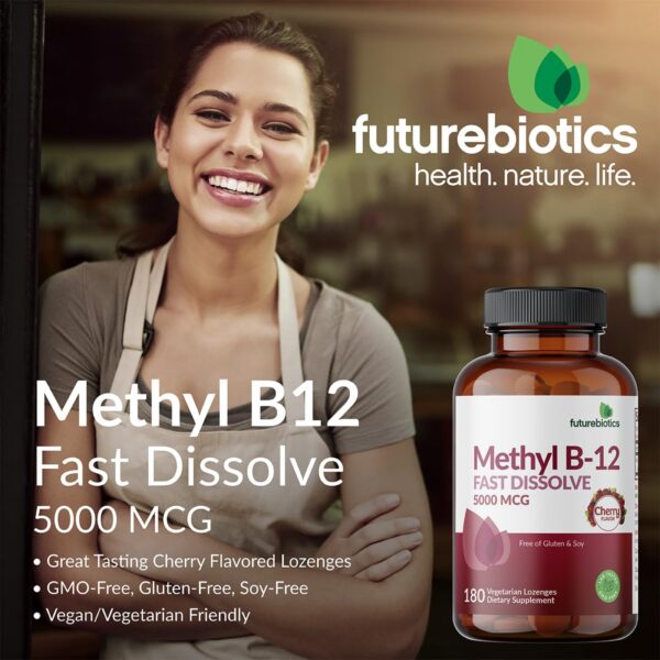 Futurebiotics Methyl B12 Metilcobalamina vegetarianas