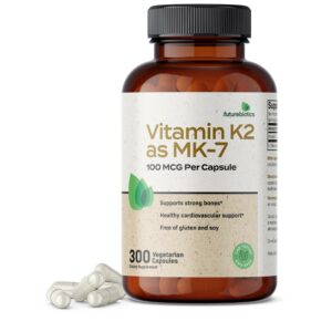 Frente de la botella Futurebiotics K2 MK-7 100 mcg