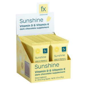 Version 1.0.0 FX CHOCOLATE Sunshine frontal del empaque