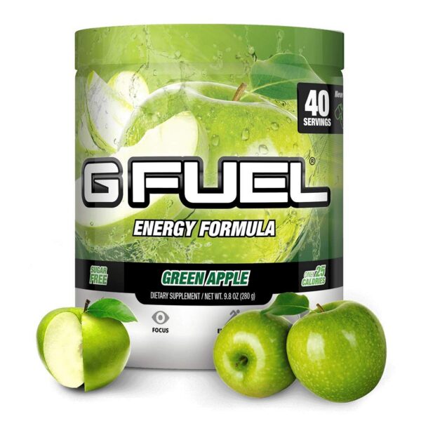 G Fuel polvo energético sin azúcar sabor sandía detalle etiqueta nutricional