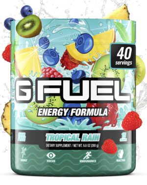 Version 1.0.0 Frente del envase G Fuel Tropical Rain
