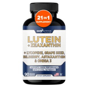 GADE NUTRITION Luteína Zeaxantina Omega-3 Bilberry front