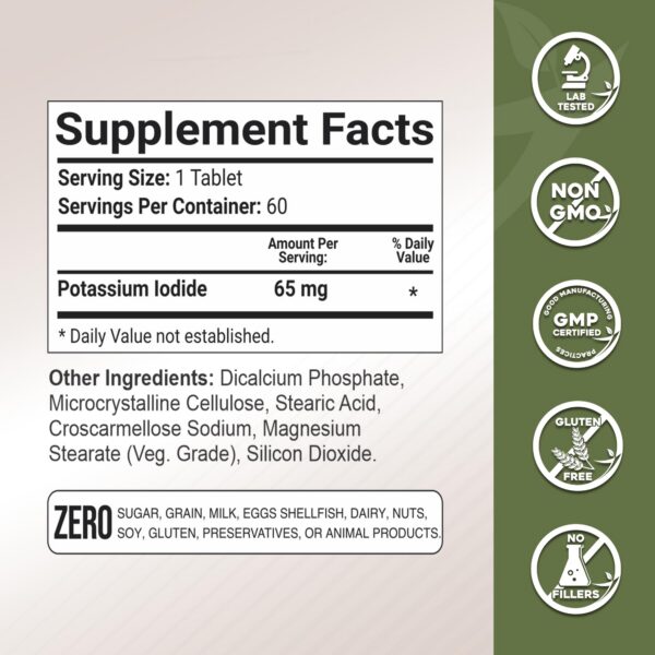 Frasco con información de fabricación