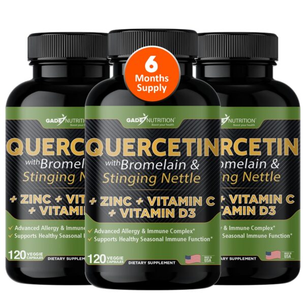 Frasco de quercetina GADE NUTRITION