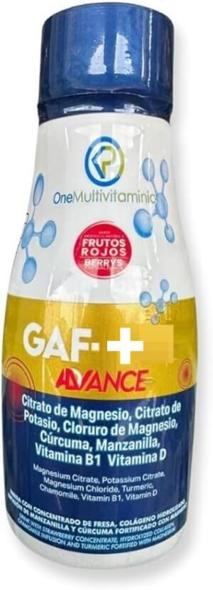 Version 1.0.0 Frasco de multivitamínico líquido Gaf + Fórmula Avanzada