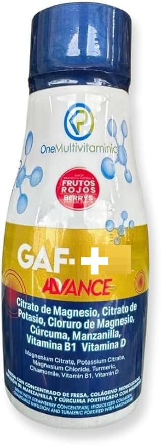 Version 1.0.0 Frasco de multivitamínico líquido Gaf + Fórmula Avanzada