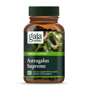 Gaia Herbs Astragalus Supreme cápsulas líquidas veganas