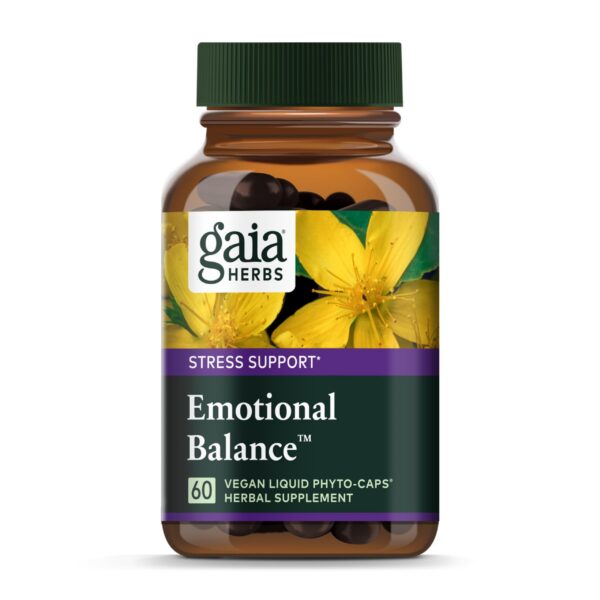 Gaia Herbs Emotional Balance suplemento para estrés pic frontal