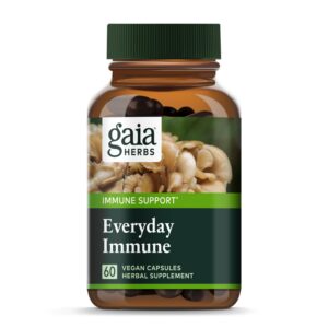 Gaia Herbs Everyday Immune suplemento cápsulas veganas apoyo inmunológico