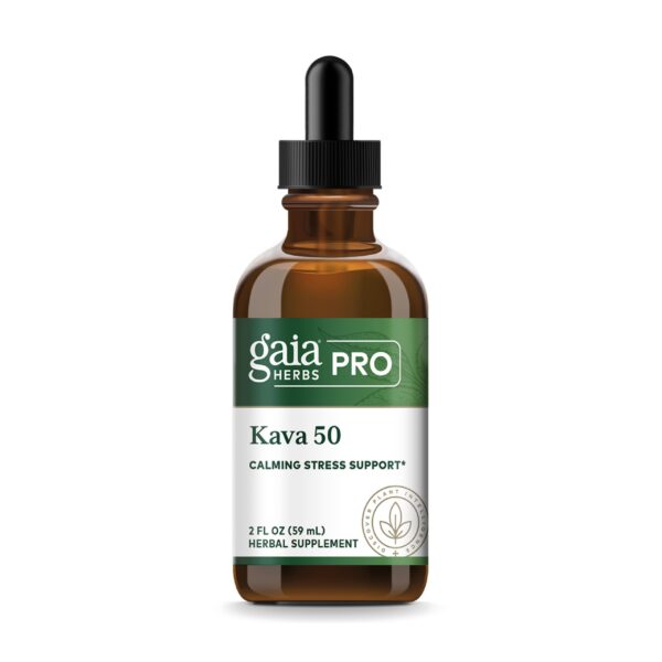 Version 1.0.0 Gaia Herbs Pro Kava botella 2 fl oz principal