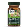 Gaia Herbs Quick Defense suplemento cápsulas líquidas veganas sistema inmune