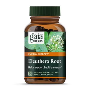Gaia Herbs Raíz de Eleuthero suplemento natural para energía y resistencia