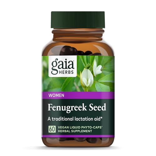 Gaia Herbs semilla de fenogreco envase 60 cápsulas líquidas veganas