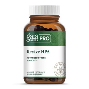 Gaia Herbs Pro Revive HPA etiqueta frontal