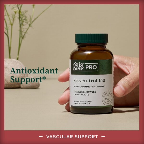 Etiqueta del producto Gaia Resveratrol 150