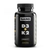 Frente de la botella Gains in Bulk D3 K2