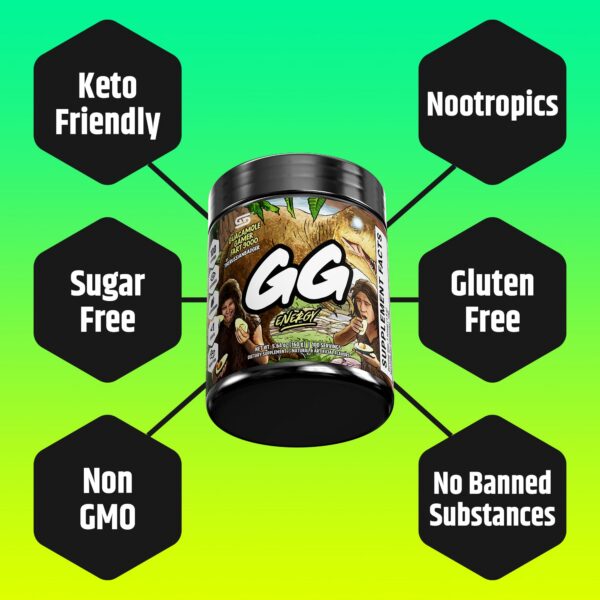 Gamer Supps GG Energy Guacamole mezcla nootrópica y vitaminas