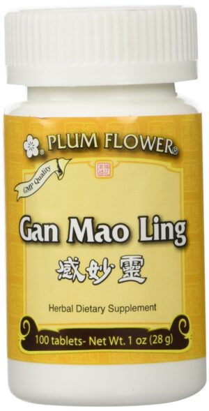 Version 1.0.0 Gan Mao Ling medicina tradicional 100 unidades Plum Flower