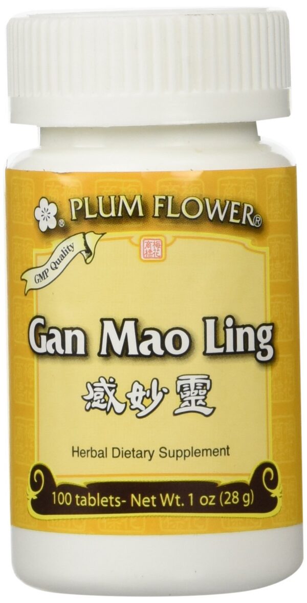 Gan Mao Ling medicina tradicional 100 unidades Plum Flower