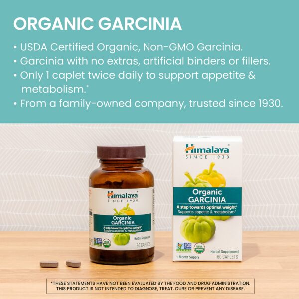 Etiqueta de Garcinia Cambogia Orgánica Himalaya