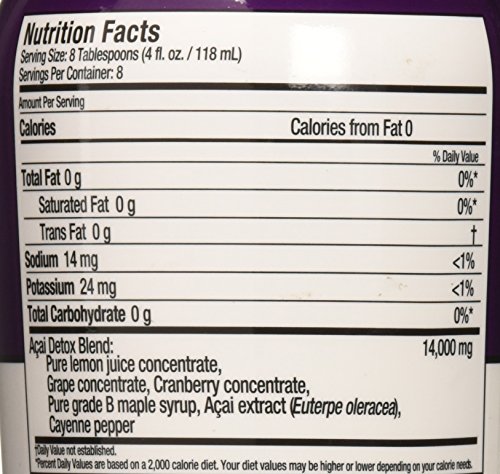 Garden Greens Acai Cleanse detalles etiqueta y contenido detox