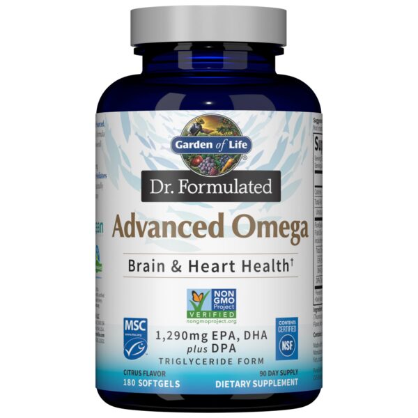 Etiqueta del producto Garden of Life Omega Fish Oil B Complex