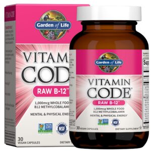 Garden of Life paquete de vitamina C y B12 para energía y salud