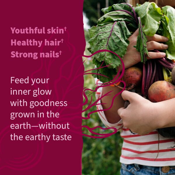 Version 1.0.0 Beets Beauty Gummies etiqueta nutricional