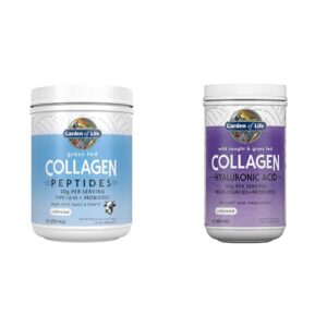 Frente del pack Garden of Life Bundle de colágeno grass-fed y marino