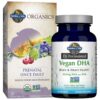 Version 1.0.0 Imagen frontal del bundle Garden of Life DHA vegano y prenatal