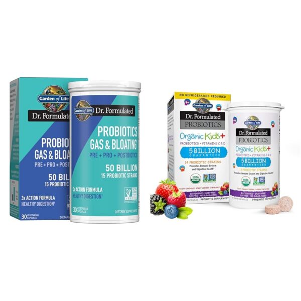 Garden of Life Dr Formulated suplemento probióticos prebióticos adultos