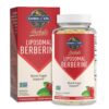 Version 1.0.0 Frente de la etiqueta Garden of Life Liposomal Berberine y Chromax