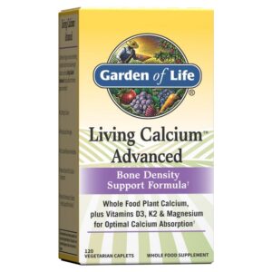 Etiqueta frontal Garden of Life Living Calcium