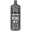 Frente de la botella de aceite MCT Garden of Life