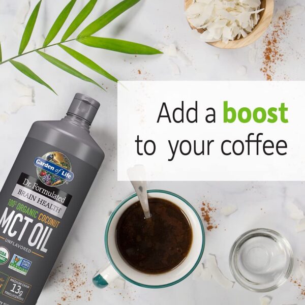 Version 1.0.0 Etiqueta detalle de MCT Oil Garden of Life