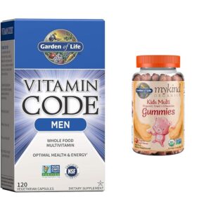 Version 1.0.0 Garden of Life Mens Multivitamin 120 Count front label