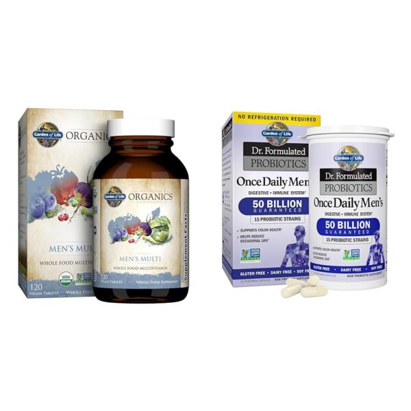 Frasco de Garden of Life para hombres