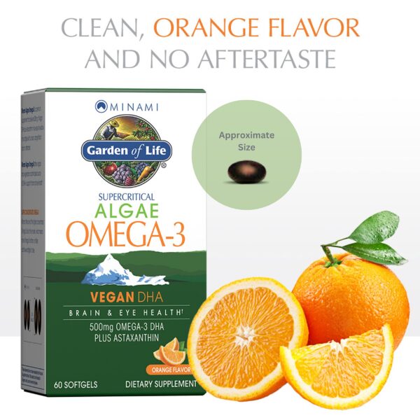 Cápsulas mini Omega-3 de algas