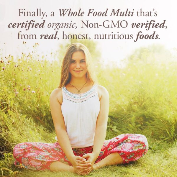 Garden of Life multivitamínico mujer lado del envase