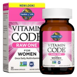 Frasco multivitaminico Garden of Life para mujeres