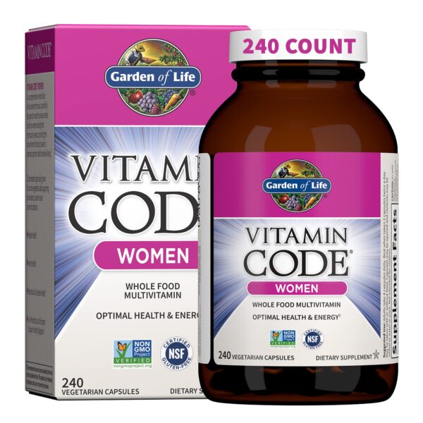 Garden of Life Womens Multivitamin ingredients panel