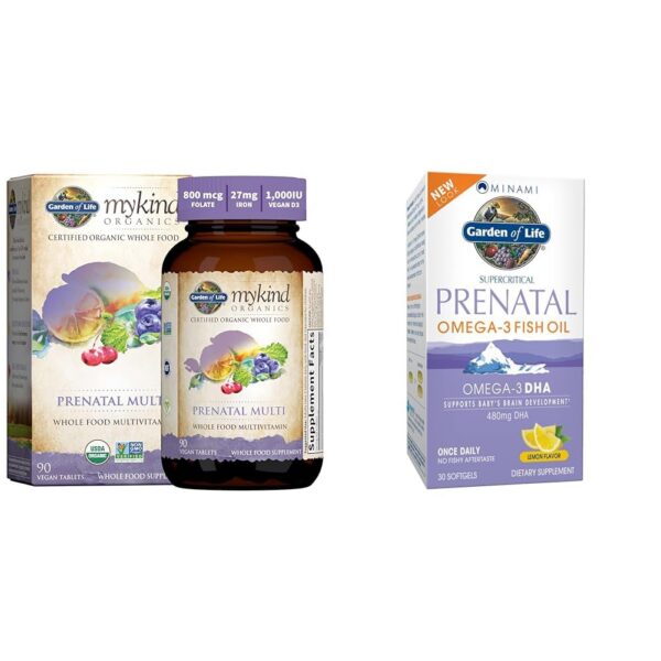Garden of Life multivitaminico prenatal botella 30 capsulas