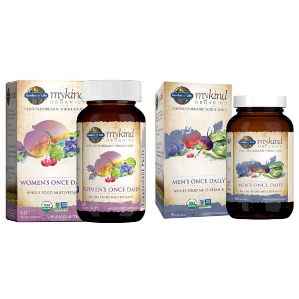 Garden of Life mykind multivitaminico vegano 60 tabletas