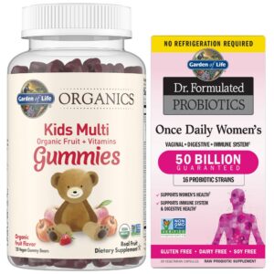 Frasco de gominas para niños Garden of Life Organics