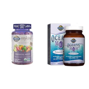 Garden of Life Organics Prenatal Gummies etiqueta frontal