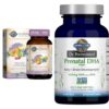 Frasco Garden of Life Organics vitamina prenatal con folato y DHA