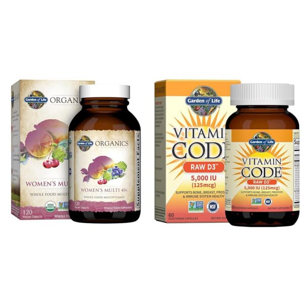 Garden of Life Organics Vitamins 40+ empaquetado