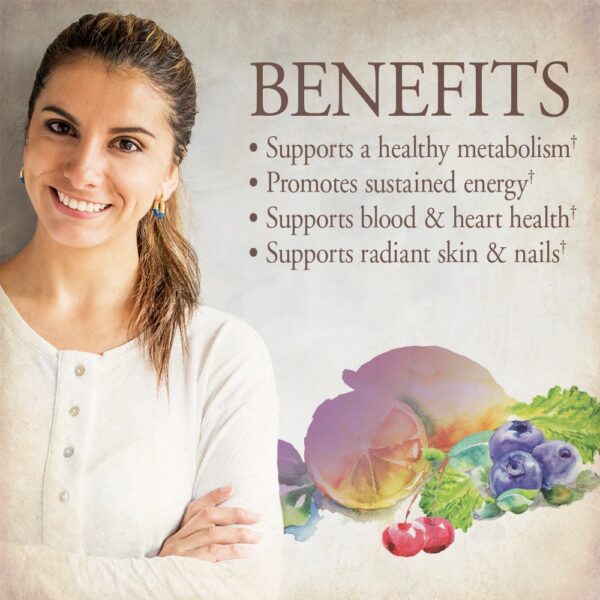 Etiqueta del paquete multivitaminas Garden of Life para hombres y mujeres